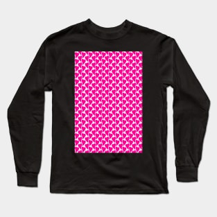 wavy pink hearts Long Sleeve T-Shirt